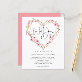Lámina Presupuesto Hacemos Invitación a la Boda Sakura He