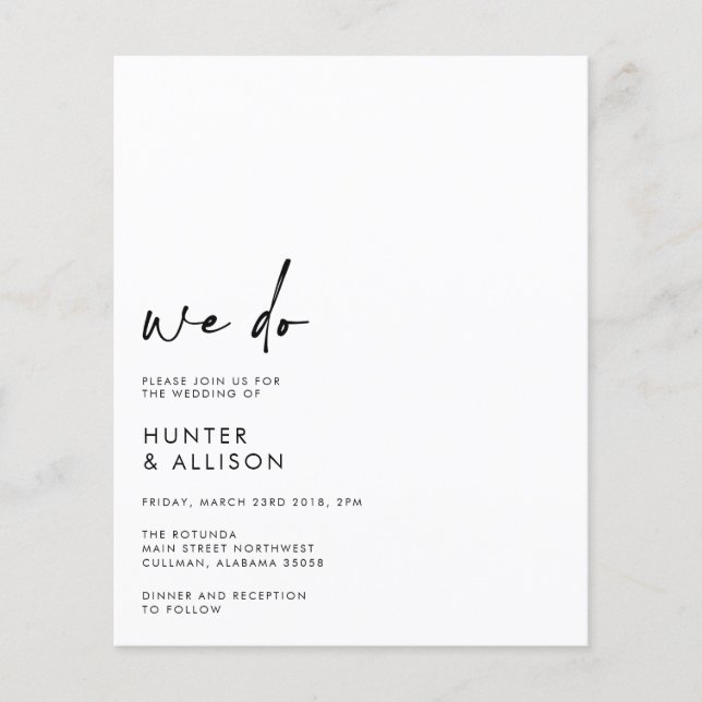 Lámina PRESUPUESTO Hacemos Invitación Materna (Anverso)