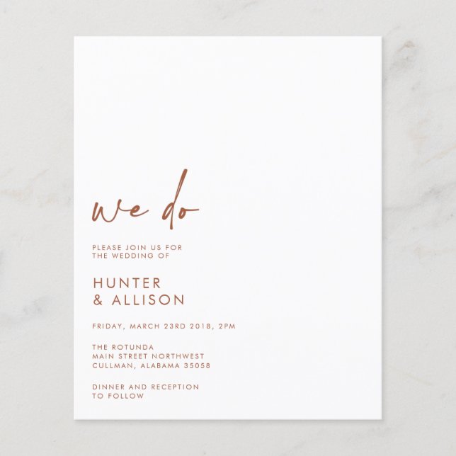 Lámina PRESUPUESTO Hacemos Invitación Materna (Anverso)