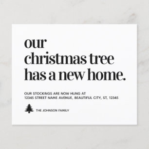 Lámina Presupuesto Hemos movido el árbol de Navidad a cas