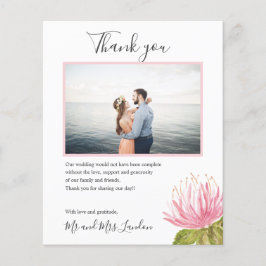 Lámina PRESUPUESTO Hermosa flor verde rosa Foto gracias