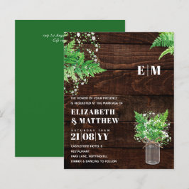 Lámina PRESUPUESTO Invitación a bodas de ferrys monocromá