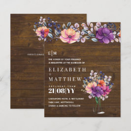 Lámina PRESUPUESTO Invitación a la boda de la boda de la