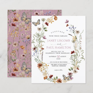 Lámina Presupuesto - Invitación a la Boda Floral de Flore