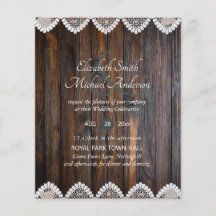 PRESUPUESTO Invitación a la Boda Rústica de Madera