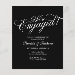 Lámina Presupuesto Invitación de la fiesta de compromiso