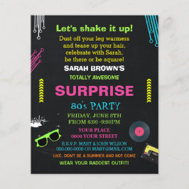 Lámina Presupuesto Invitación del partido de los 80