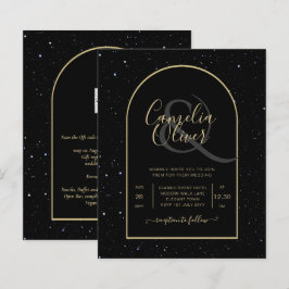 Lámina PRESUPUESTO INVITADO DE Boda Nocturno DE ORO NEGRO