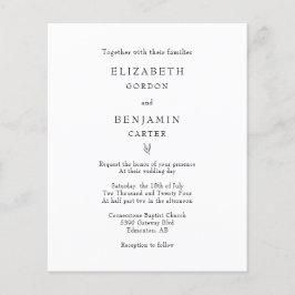 Lámina Presupuesto junto con sus familias Simple Mínimo