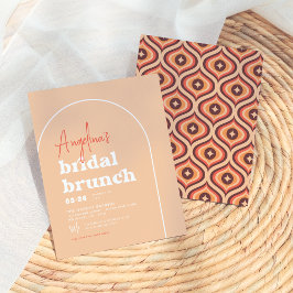 Lámina Presupuesto Mediana Moderna Retro Arch Brunch Brid