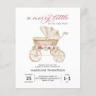 Lámina PRESUPUESTO Merry Pequeños Navidades Stroller Baby