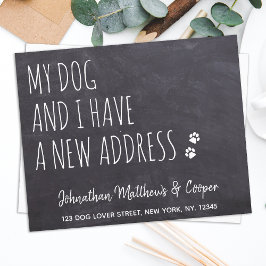 Lámina Presupuesto Mi perro y yo nueva dirección que muda