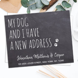 Lámina Presupuesto Mi perro y yo nueva dirección que muda