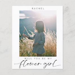 Lámina Presupuesto Minimalista ¿Serás mi chica flor?