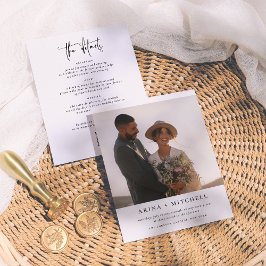 Lámina Presupuesto Minimalista todo en un Boda de fotos d