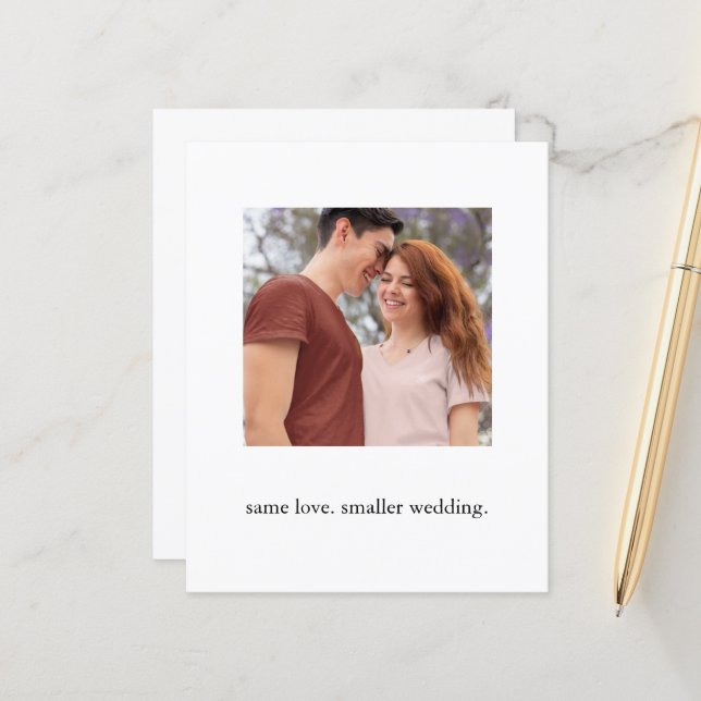 Lámina Presupuesto Mismo Amor Pequeño Foto Boda Transmisi (Anverso/Reverso In Situ)