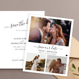 Lámina Presupuesto moderno 3 boda fotográfica salvar la t