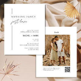 Lámina Presupuesto Moderno Nada Fancy Just Love Boda