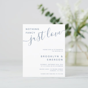 Lámina Presupuesto Nada Fancy Ama La Invitación A La Boda