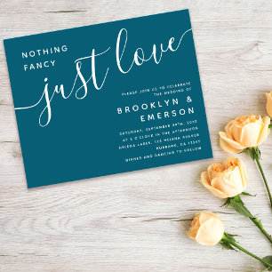 Lámina Presupuesto Nada Fancy Ama La Invitación A La Boda