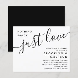 Lámina Presupuesto Nada Fancy Ama La Invitación A La Boda