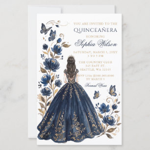 Lámina Presupuesto Naval Flores Princesa Mariposa Quincea