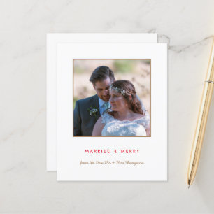 Lámina Presupuesto Navidades de fotos casados y merry