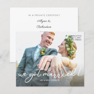 Lámina Presupuesto Nos Casamos De Invitación De Boda De F