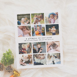 Lámina Presupuesto Nuestro Año Minimalista 12 Navidades d