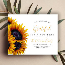 Lámina Presupuesto nueva dirección anuncio de traslado gi