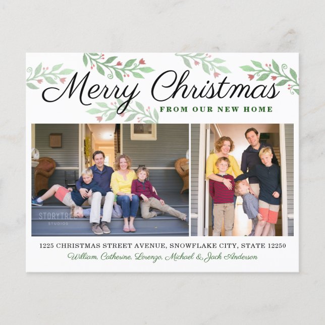 Lámina Presupuesto Nuevo Navidad de casa 2 vacaciones de  (Anverso)