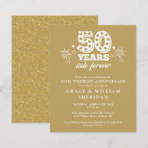 Presupuesto Oro Invitación de Aniversario número 5