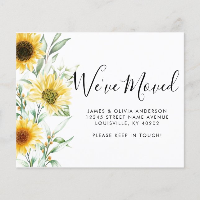 Lámina Presupuesto otoño otoño girasol que hemos movido (Anverso)