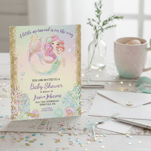 Lámina Presupuesto para Baby Shower de Acuarela de La Sir