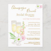 Presupuesto para la invitación a la novia de Champ