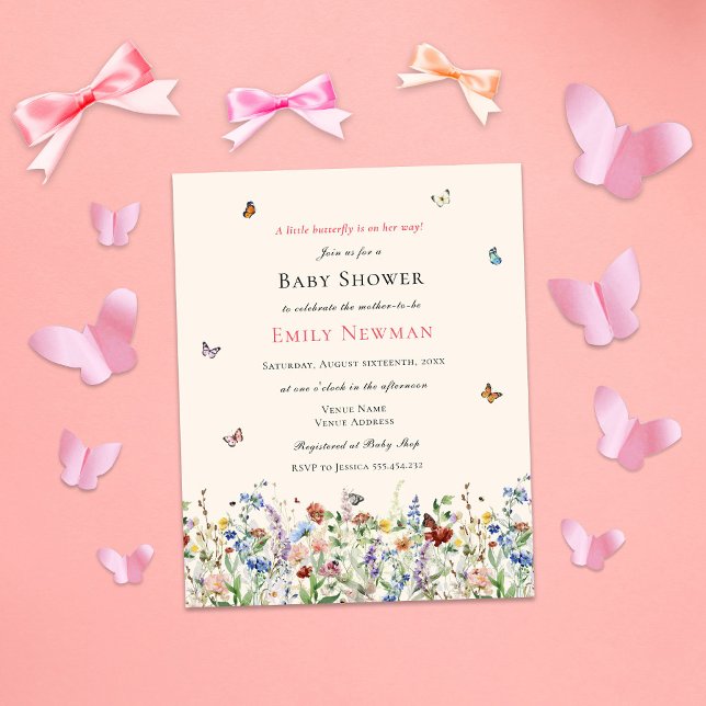 Lámina Presupuesto para mariposas y flores silvestres Bab (Subido por el creador)