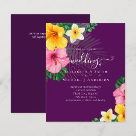 Lámina PRESUPUESTO Paraíso Tropical Playa Boda Florales