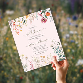 Lámina Presupuesto Pequeña Flor Silvestre Cumple Un Año C