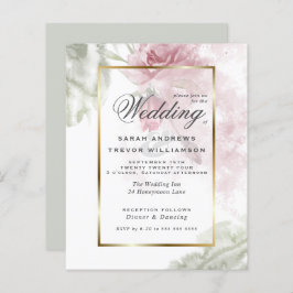 Lámina Presupuesto pero bellas rosas rusas rusas rosadas