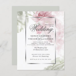 Lámina Presupuesto pero bellas rosas rusas rusas rosadas