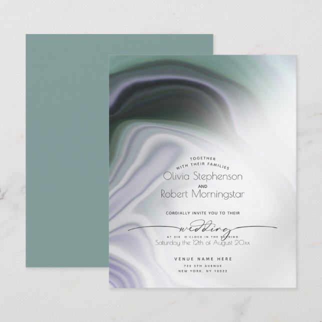 Lámina Presupuesto Pero Hermoso Agato Dusty Jade Lilac (Anverso / Reverso)