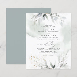 Lámina Presupuesto Pero Hermoso Elegante Foliage de acuar