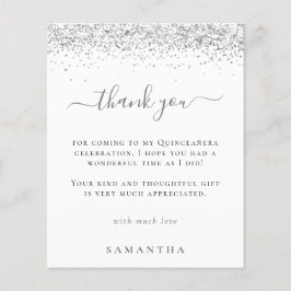 Lámina Presupuesto Plata Brillante Foto Quinceañera Graci