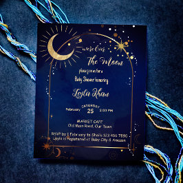 Lámina Presupuesto por la noche estrellada de la luna Bab