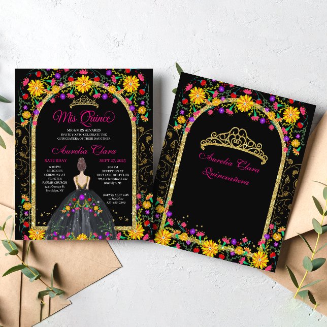 Lámina PRESUPUESTO Princesa Floral Fiesta Mexicana Quince (Subido por el creador)