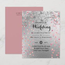 Lámina PRESUPUESTO Purpurina metálico BODA de Rosegold Pl