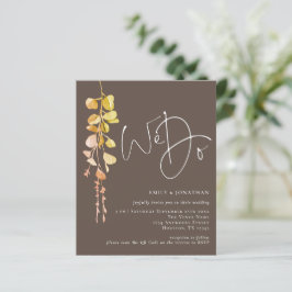 Lámina Presupuesto QR Eucalyptus Earthy We Do Wedding Inv