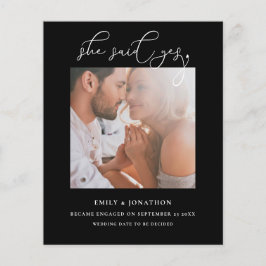 Lámina Presupuesto que dijo Sí Script Foto Compromiso Neg