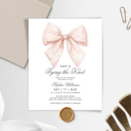 Lámina Presupuesto que está atando la ducha de novias de 