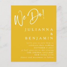 Lámina Presupuesto Que Hacemos Elegante Invitación De Bod